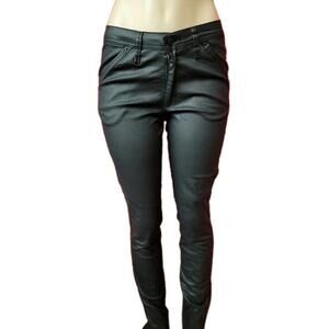 PART TWO Copenhagen Enna Black Coated Look, Size 38 Women's Skinny Jeans #P1